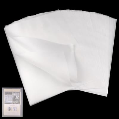 Transparant A4 Papier 100 Stuks, 53 g/m², Geschikt voor Tekenen, Schetsen en Scrapbooking, Ideaal voor Architectuur en Verpakking