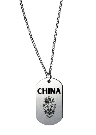 Akyol - china ketting - Piloot - china cadeau - beste land - leuk cadeau voor je vriend om te geven
