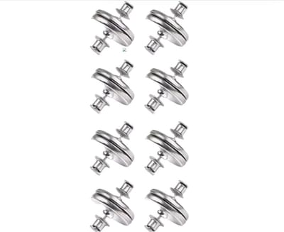 8 Paar Magnetische Gordijnclips – Afneembare Bevestiging met Magneetsluiting – Verduistering & Lichtregulatie – Raamdecoratie Accessoire