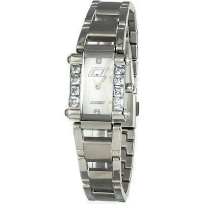Zegarek CHRONOTECH CC7040LS-06M. Kwarcowy, Kolor biały. Kobieta.