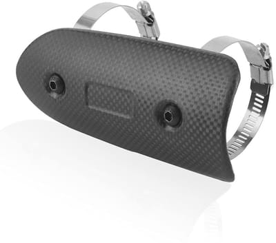 Motorfiets Modificatie Mid-sectie Carbon Fiber Anti-verbranding Warmtebeschermer voor Betere Bescherming