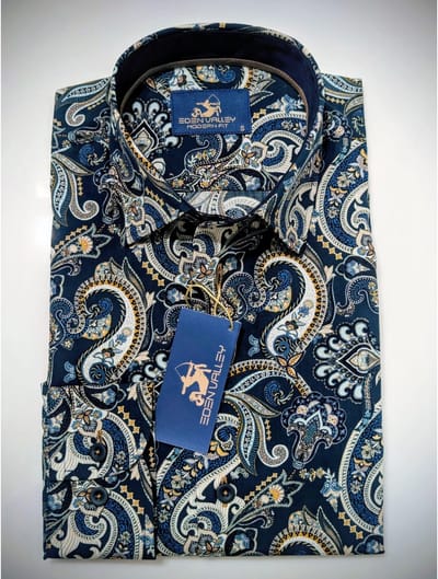 Eden Valley designshirt blauw