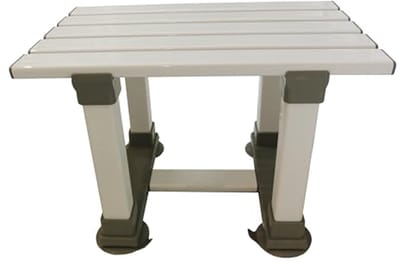 Badstoel voor comfort en mobiliteit in de badkamer - Hoogte 30 cm, Tot 190 kg