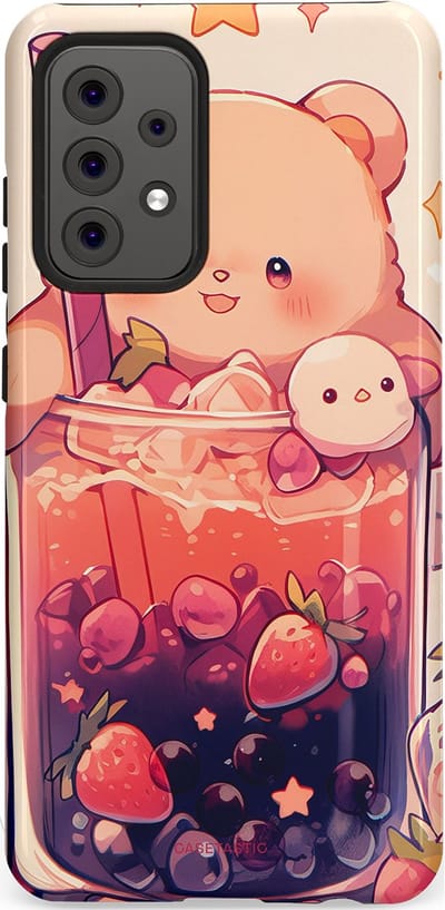 Casetastic Hoesje Geschikt voor Samsung A52 (4G/5G/s) - Stijlvolle Beschermende Duo-layer Case - Beertjes Cocktail
