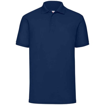 Fruit of the Loom Heren Piqué Polo Shirt (Marine)
