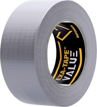 DEFENDER by Adam Hall EXA-TAPE-VALUE S 50 DTEXAVS50 Plakband Zilver (l x b) 50 m x 50 mm 1 stuk(s)