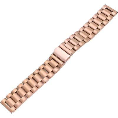 Snelkoppelings Horlogeband van Ketting voor Gear S3 S2 Roestvrijstalen Schakel Horlogeband Armband voor Heren beige