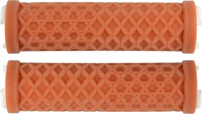 Merkloze MTB Fietshandvatten Lock-On 130mm Bruin