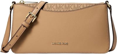 Crossbody Tas - Schoudertas Dames - Dagelijks Gebruik - Verstelbare Band - 24 x 12 x 8 cm - Camel