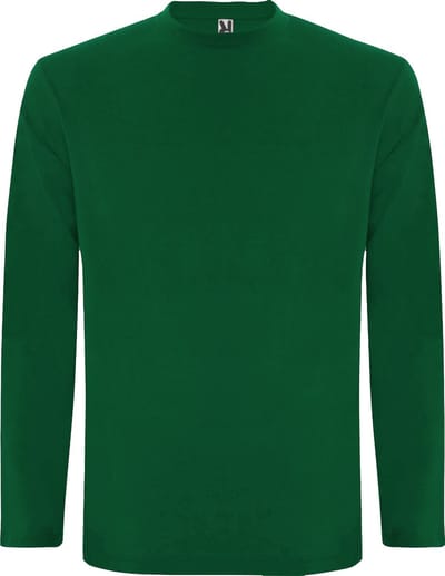 Donker Groen Effen t-shirt lange mouwen model Extreme merk Roly maat 2XL
