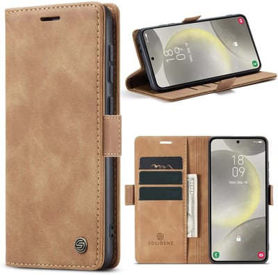 Multimedia & Accessoires Urban Book Case Hoesje geschikt voor Samsung Galaxy A56 5G – Bruin -Telefoonhoesje – Met Stand – Kaarthouder – Pasjes Houder – Magneet Sluiting – Bookcase