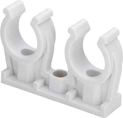 VIEG zadel hele beugel Klemzadels 94826C2, kunstst, grijs, diam 22mm