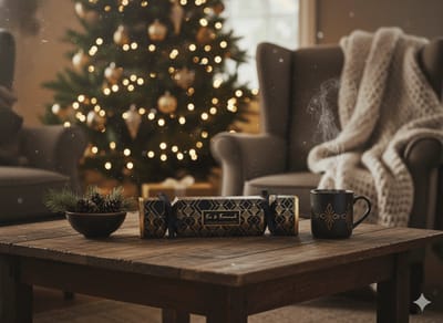 Fir & Firewood Cracker Giftset – 3 Luxe Sojakaarsen – Handgegoten & Natuurlijke Geurcadeaus