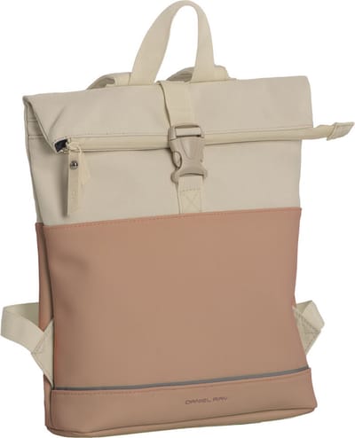 Daniel Ray Allentown Rolltop Laptop Rugzak Waterproof - Oudroze / Beige