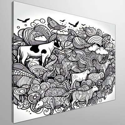 Kunstprint | Wanddecoratie | Canvas | 60 × 60 cm