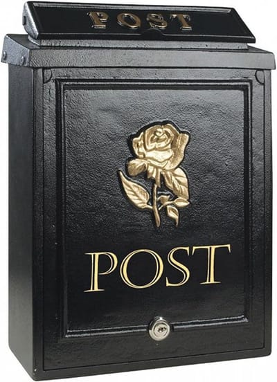 Afsluitbare Heavy Duty Muurbevestigde Postbox - Roestvrij Staal
