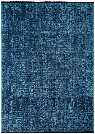 Vintage vloerkleed - Liora blauw 80x150
