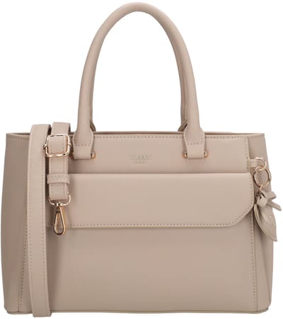 Charm London Cambridge Handtas M - Schoudertas - Crossbodytas - Schouderband - Lichttaupe