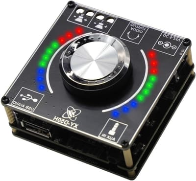 HiFi-niveau 50Wx2 stereo Bluetooth Power versterker TPA3116 module volume spectrum muziek ritme licht D50H
