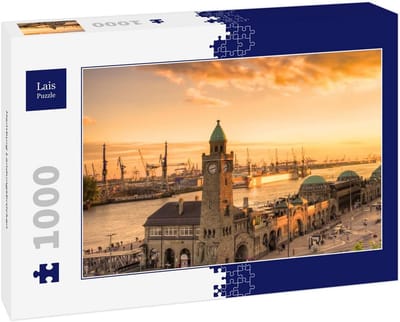 Puzzel Hamburg Landungsbrücken 1000 Stukjes - Uitdagend Legpuzzel