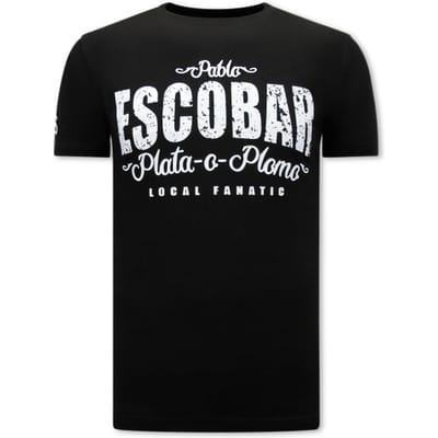 Escobar Pablo Heren T-shirt - Zwart