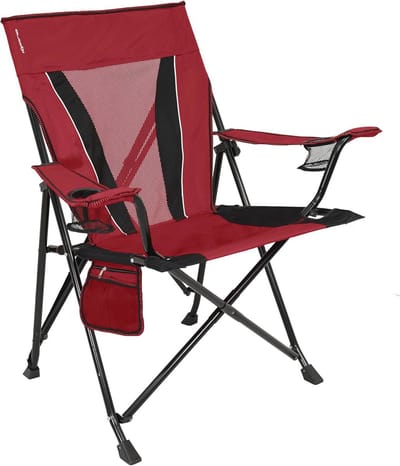 Draagbare XXL Dual Lock Campingstoel - Ondersteunt tot 400 lbs - Perfect voor Buitenleven, Sport en Camping
