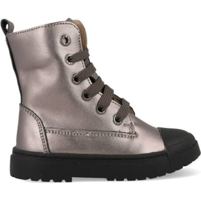Bikerboots | Meisjes | Old Silver | Leer | Shoesme | Maat 22