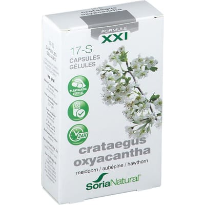 Soria 17-S Crataegus Oxyacantha XXI Meidoorn 300mg 30 Capsules