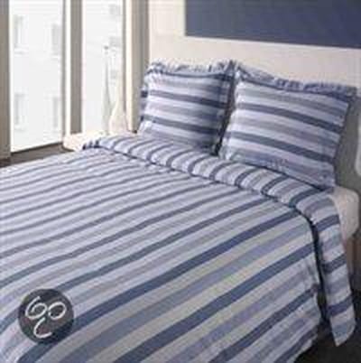 Refined Fleetwood Dekbedovertrek - Eenpersoons - 140x200/220 cm - Blauw