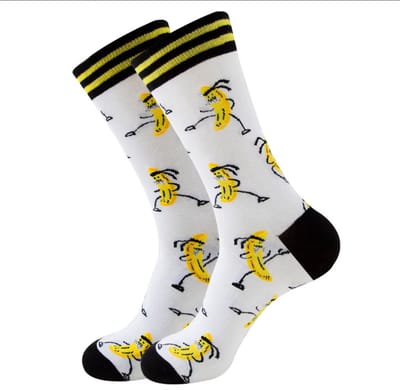 ZOETTT Vrolijke banaan sokken - Sokken - Vrolijke sokken - Leuke sokken - Banaan sokken - Fruit sokken