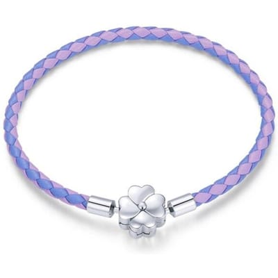 925 Sterling Zilveren Armband – Tonvormige Kliksluiting , Zirkonia , Bangle Armband , Kettingarmband , Bedel , Maten 17 –21 22cm gray