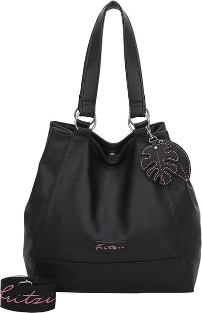 Fritzi aus Preußen Schoudertas Eco Joy01 Shopper Black Zwart