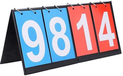 Dailygoods- Scorebord Waterdicht - Sporten: Voetbal/Basketbal/Tafeltennis - Lichtgewicht - Duurzaam - Hoogwaardige Materialen - Draagbaar - Scoresysteem
