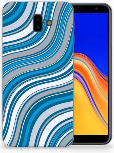 Samsung Galaxy J6 Plus (2018) TPU bumper Waves Blue
