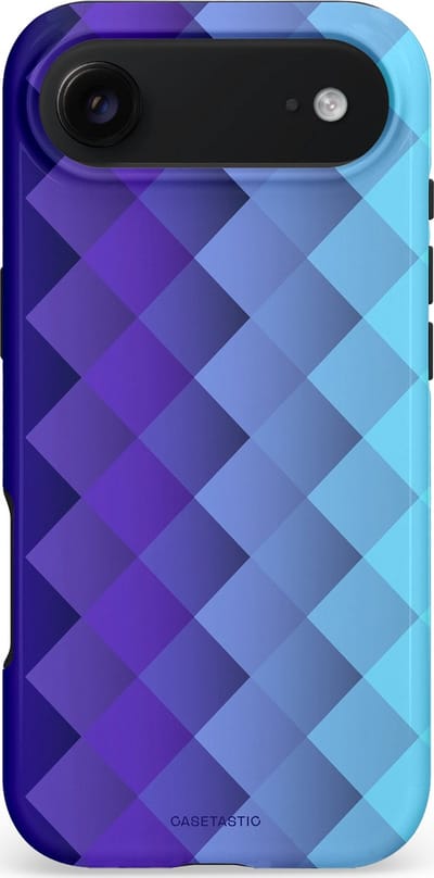 Casetastic hoesje geschikt voor Apple iPhone Air - MagSafe - Dubbellaagse bescherming - Artica - Fashion Case - Blauw Lavendel