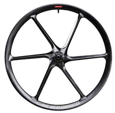 Bike Ahead Biturbo Racefiets Voorwiel Zwart 12 x 100 mm