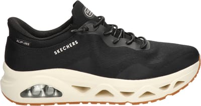 Skechers Hands Free Slip-In Uno Glide-step heren sneaker - Zwart - Maat 42