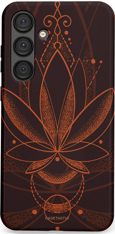 Casetastic Hoesje Geschikt voor Samsung S25 Plus - Stijlvolle Beschermende Duo-layer Case - Lotus Groei