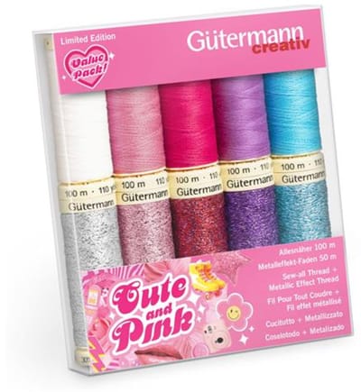 Gutermann - Box - Cute & Pink - Medium - Naaigaren - Garen - Gutermann - Naaien - Fournituren