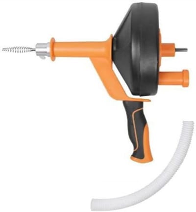 Afvoer Ontstopper - Reinigingsspiraal - Verstoppingen Verwijderen - Handmatig of Elektrisch - 25 cm - Fotokleur