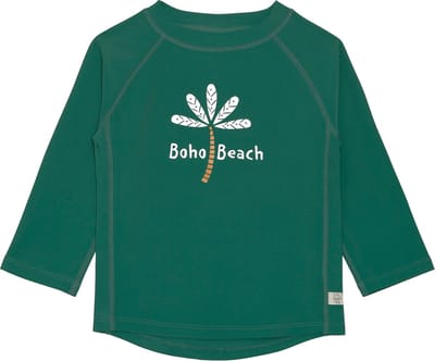 Lässig Splash & Fun Zwemshirt Rashguard Lange Mouw Palms green, 03-06 maanden Maat 62/68