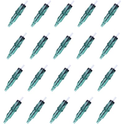 Cartouche de stylo à bille de tatouage, stylo à bille intégré, outils de pratique de peinture pour artiste de tatouage vert