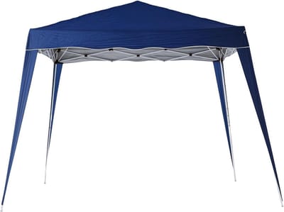 Pop-up paviljoen - Feesttent - Buitenfeesten organiseren - In hoogte verstelbaar - 3x3 meter - Blauw