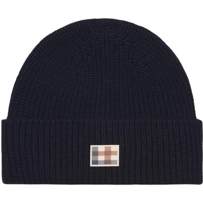 Aquascutum Unisex Active Wool Blend muts voor volwassenen (Zwart)