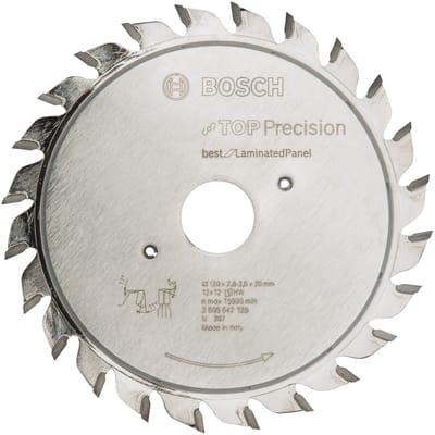 Bosch - Voorritsblad Top Precision Laminated Panel 120 x 20 x 2,8-3,6 mm, 12+12