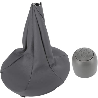 Dailygoods- Schakelpook Hoes - Pookknop - Versnellingspook Knop - Universeel - 5-Gang - Leder
