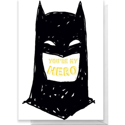 Batman You're My Hero Greetings Card - Standard Card