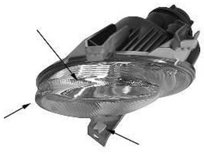 VanWezel 4028997 - Feu anti brouillard gauche pour Peugeot 206 jusque 02/2009
