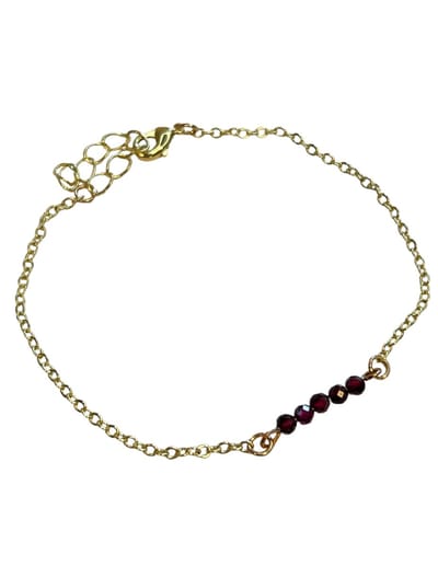 Granaat spring style armband