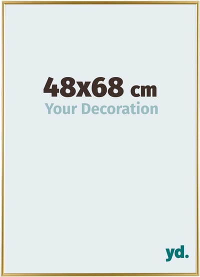 Your Decoration - Fotolijst 48x68 cm - Kunststof - Goud - Evry